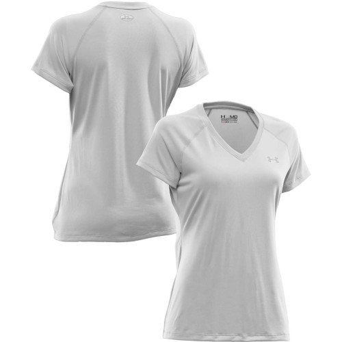 UNDER ARMOUR Tech Shortsleeve Tee V-neck biele, dámske tričko