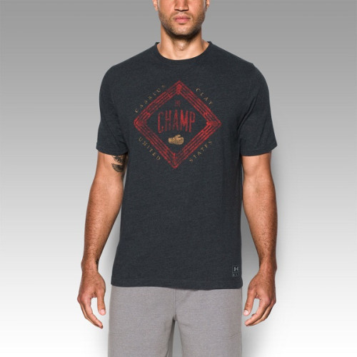 Pánske tričko Under Armour Clay The Champ čierne