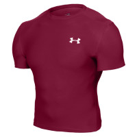 Mens UA HeatGear Sonic Compression Short Sleeve Purple